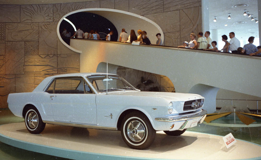 1965 Worlds Fair Ford Exhibit 1965 Mustang  CN3430-848 0144-2356