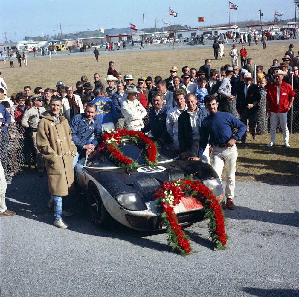 1966 Feb Daytona winners Miles-Ruby and team  CN4300-129 0144-2446