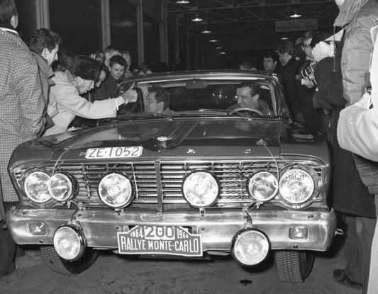 1964 Monte Carlo Rally Ford Falcon 200 at Race Start 46 0144-4601