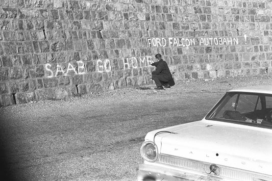 1964 Monte Carlo Rally Ford Falcon Near Ford Fan Graffiti 10  0144-4606