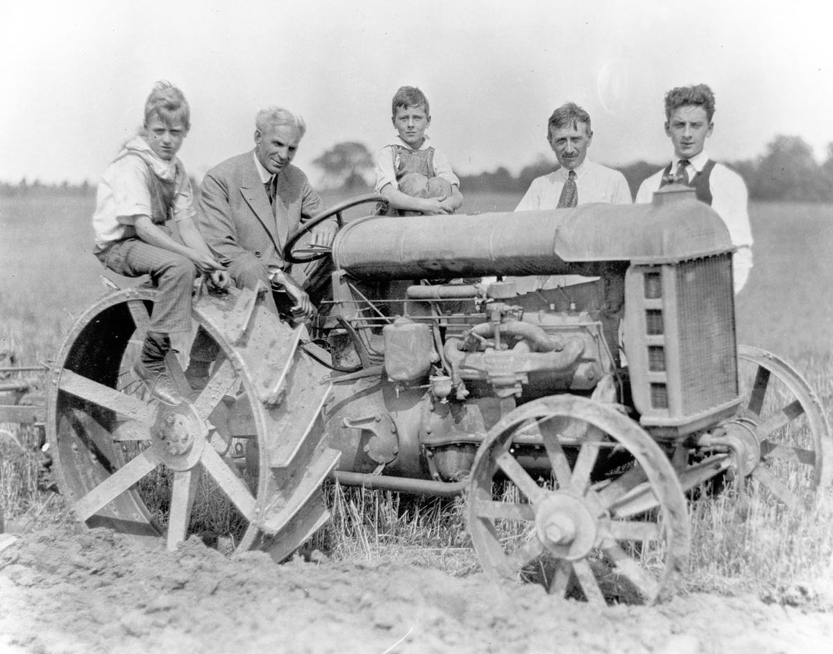 Ford Motor Company archival image documenting Fordson Tractor Aug 1918.