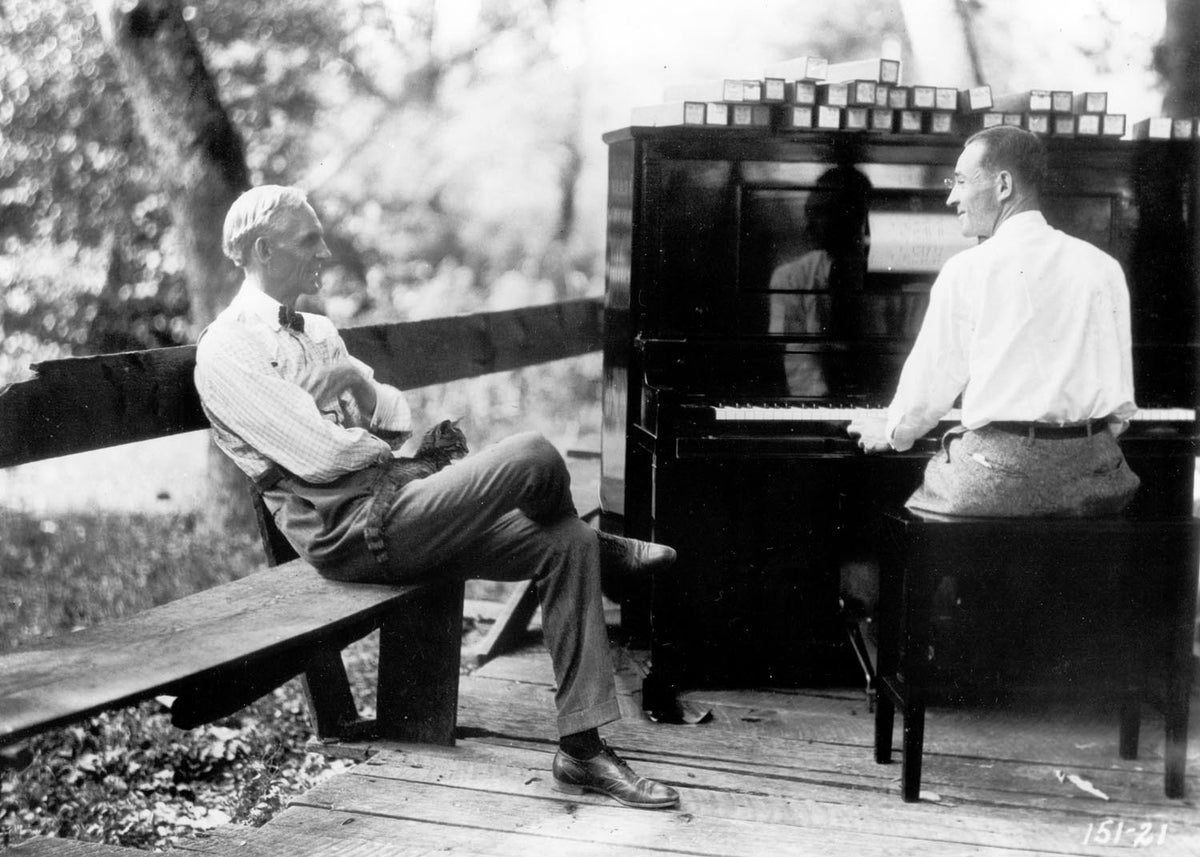 Ford Motor Company archival image documenting Edsel Ford 1921.