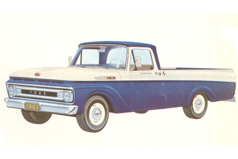 Auto Product Literature Ford Trucks Detail 1961 0400-1025