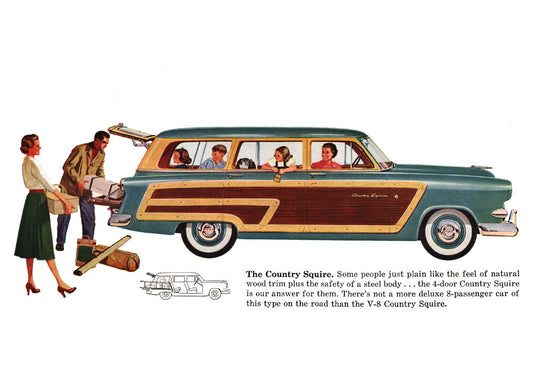 Ford Station Wagon Ad 1953 0400-1124