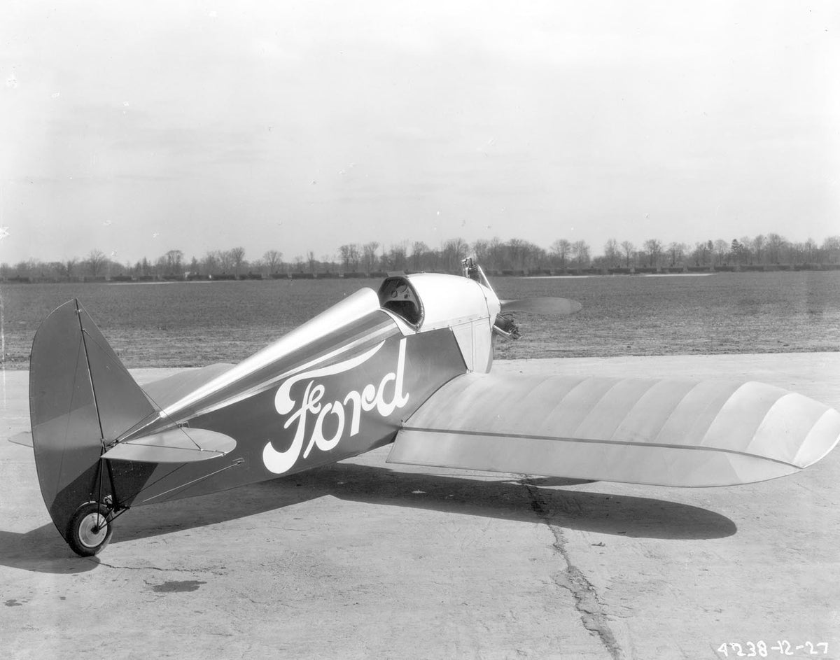 Ford Motor Company archival image documenting Ford Flivver 04 12 1927.
