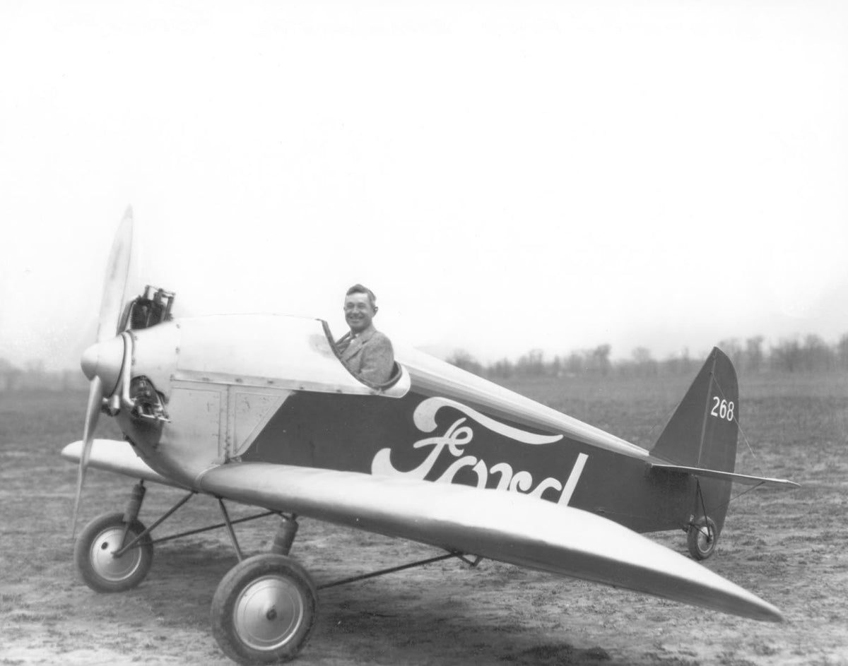 Ford Motor Company archival image documenting Will Rogers Ford Flivver 1927.
