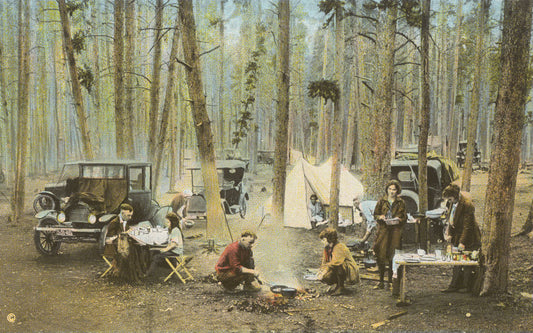 Camping Postcard ca1920 0400-2312