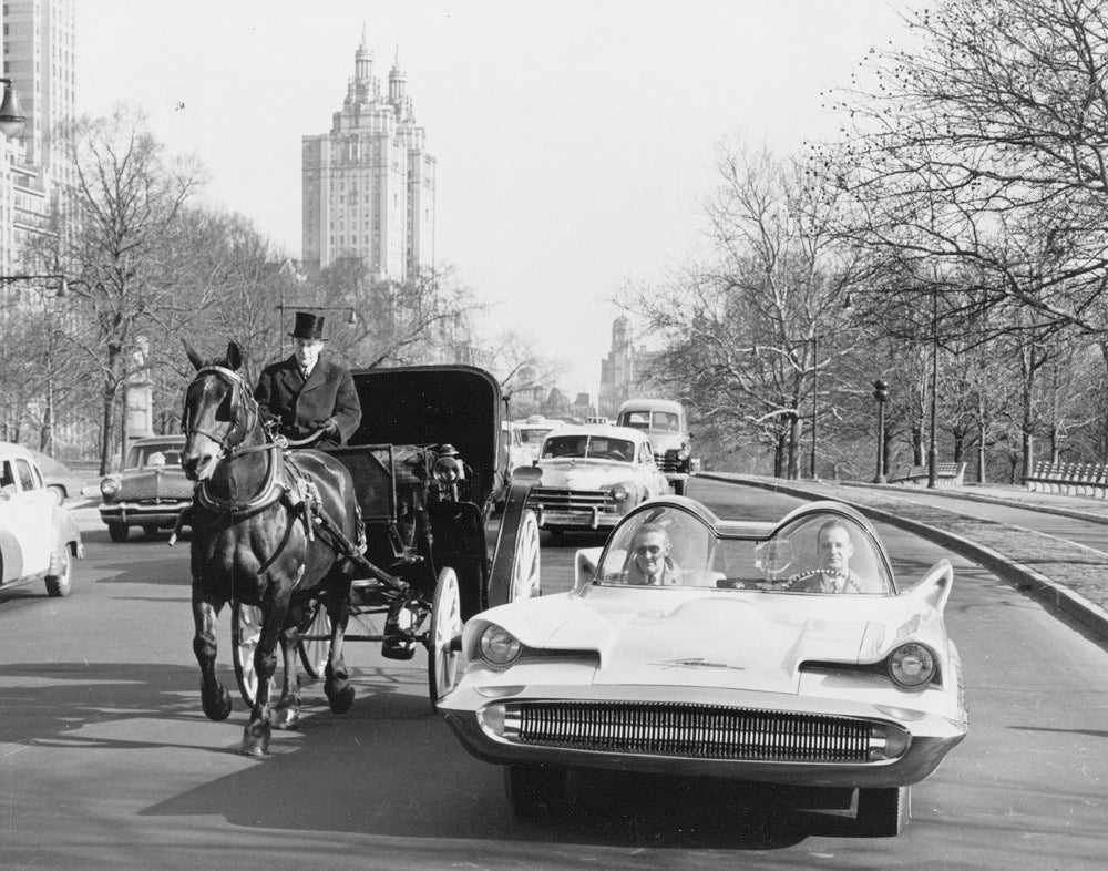 Lincoln Futura Concept Car ca1955 0400-2329