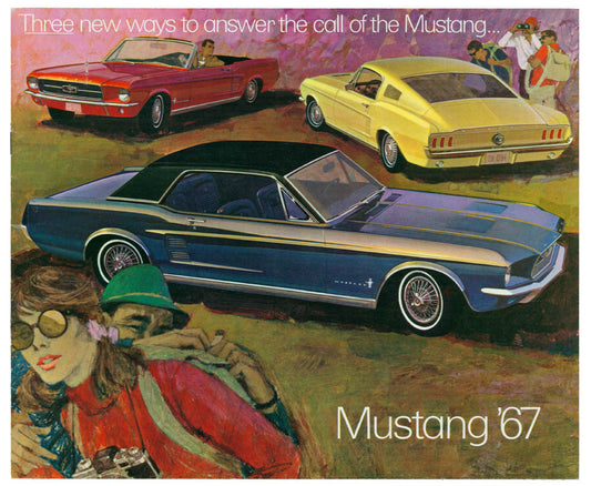 Auto Product Lit 1967 Ford Mustang 1966 0400-2586