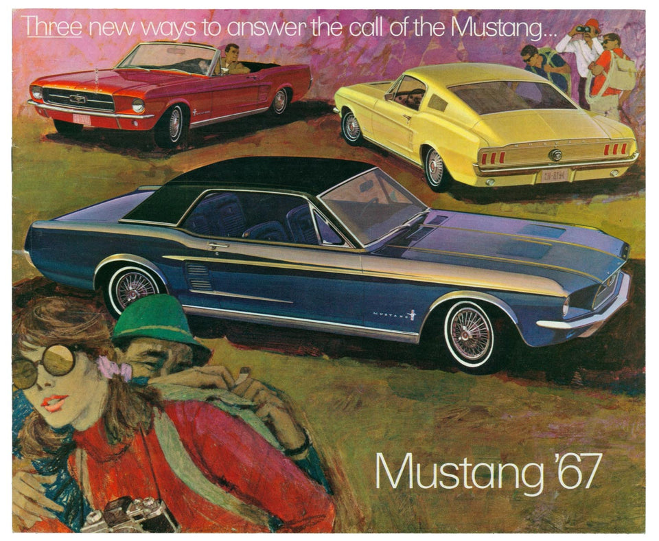 Auto Product Lit 1967 Ford Mustang 1966 0400-2586