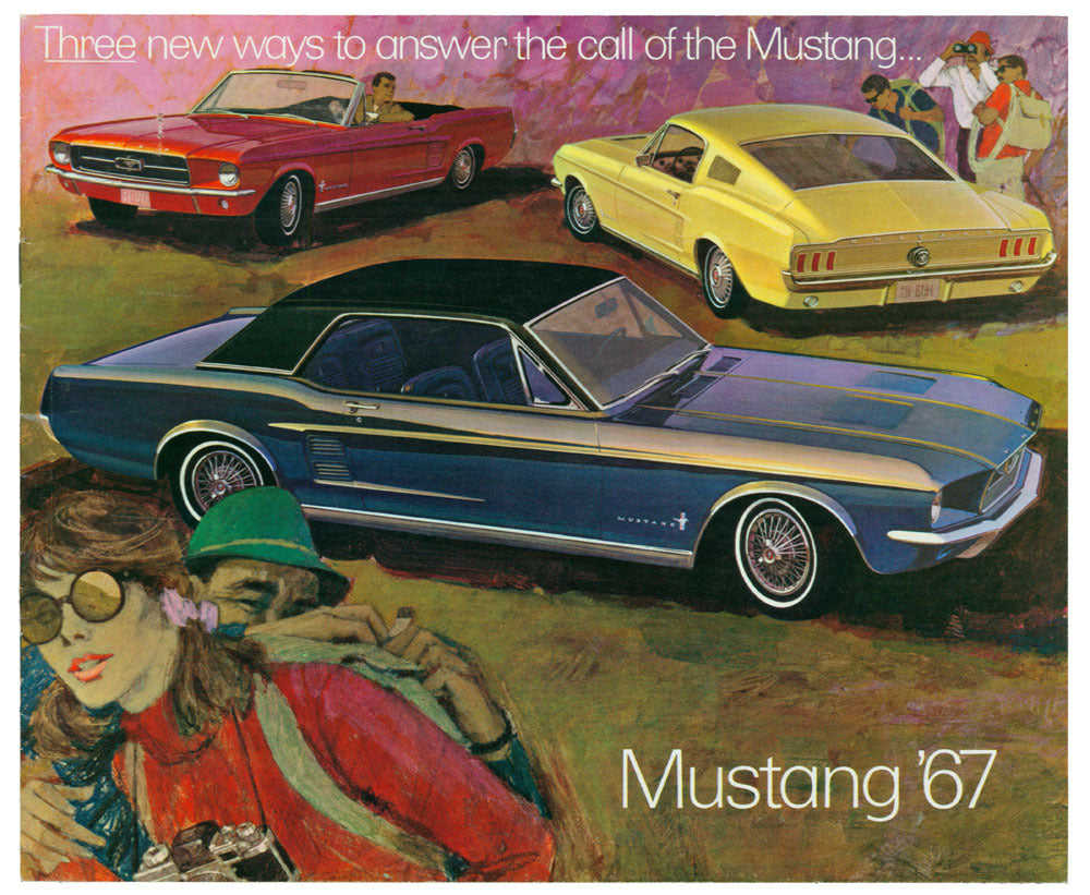 Auto Product Lit 1967 Ford Mustang 1966 0400-2586