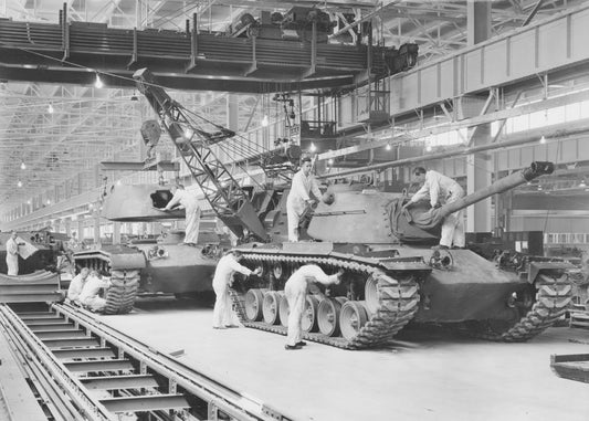 M48 Tank Assembly Line 08 13 1952 0400-2622