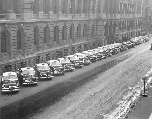 Ford Police Cars NewYork 1950 0400-2644