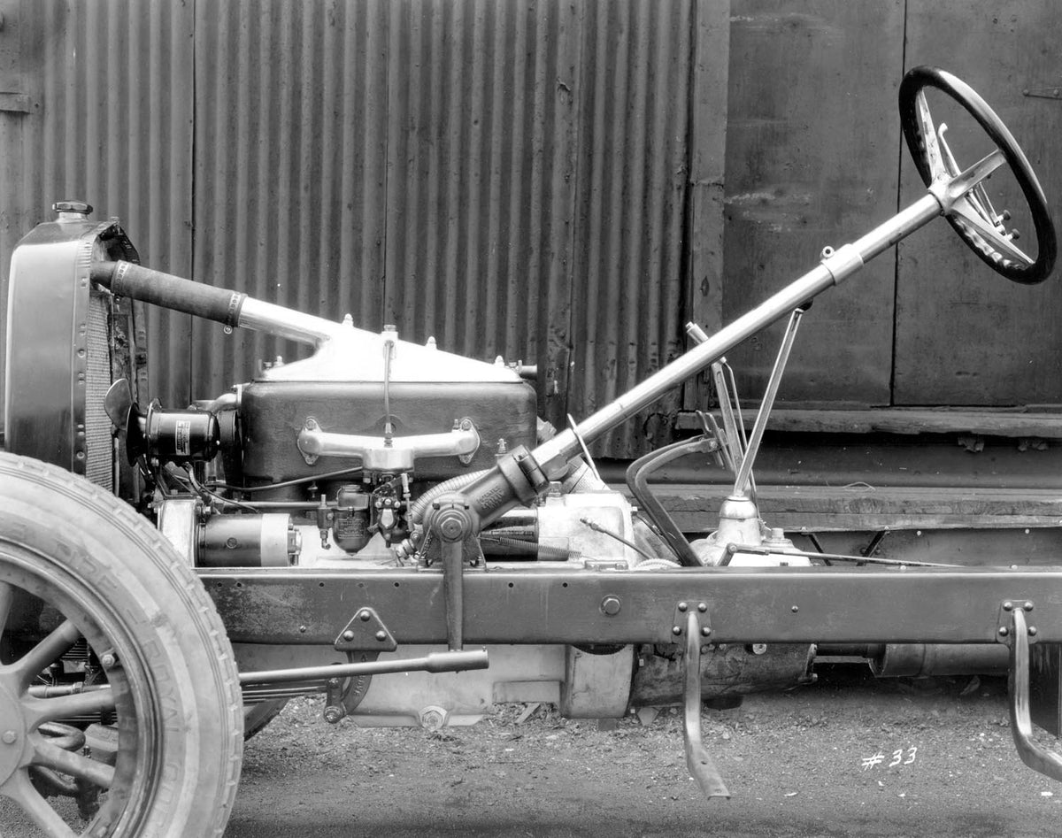 Ford Motor Company archival image documenting Du Pont Automobile Engine 1921.