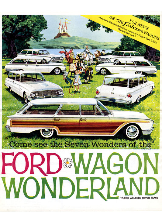 Auto Product Lit Ford Falcon 1960 Tudor Falcon Wagon 0400-3011