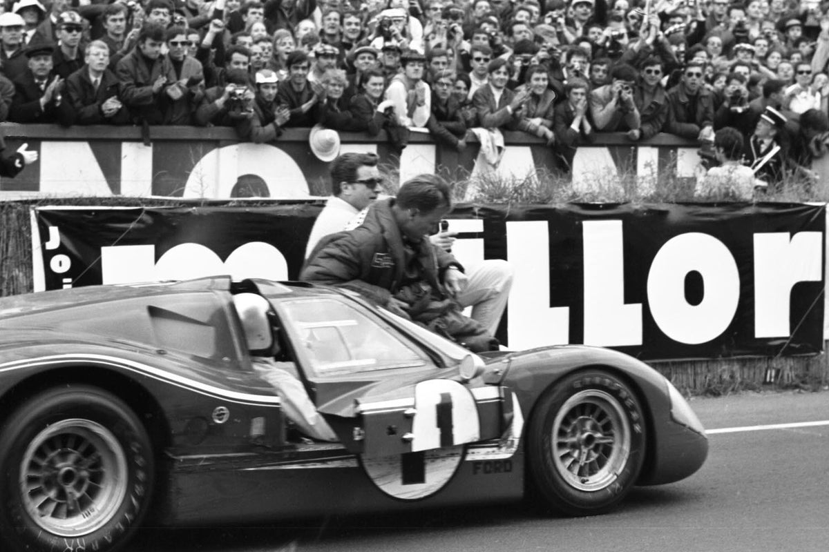 Ford Motor Company archival image documenting Mark IV Le Mans France Jun 1967.
