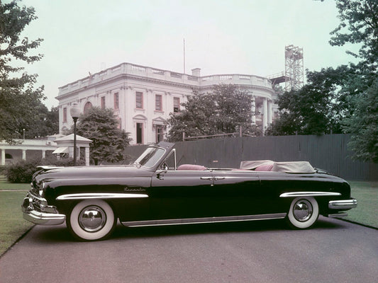 1950 Lincoln Special Convertible at White House 0400-8296