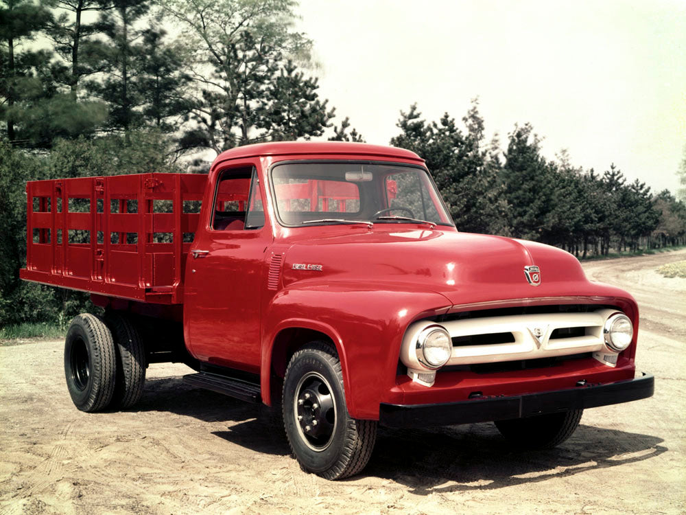 1953 Ford F350 stake bed truck 0400-8307