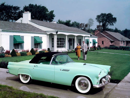 1955 Ford Thunderbird with soft top in place 0400-8335