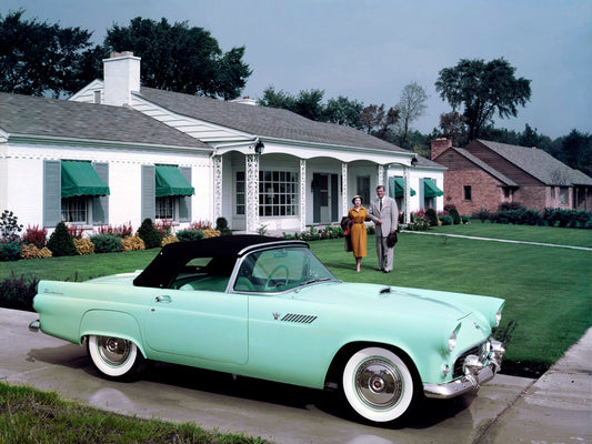 1955 Ford Thunderbird with soft top in place 0400-8335