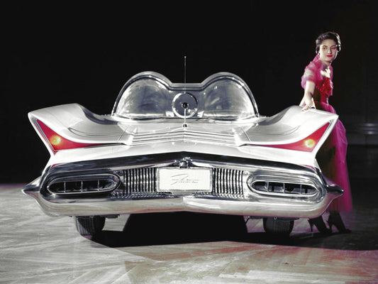 1955 Lincoln Futura Concept Car rear 0400-8337