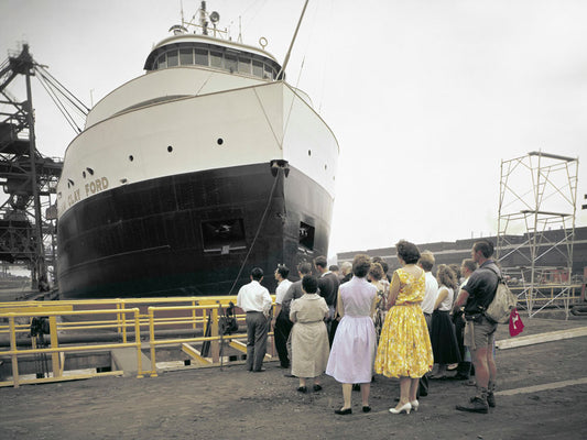 1959 William Clay Ford ore boat at Rouge 0400-8369