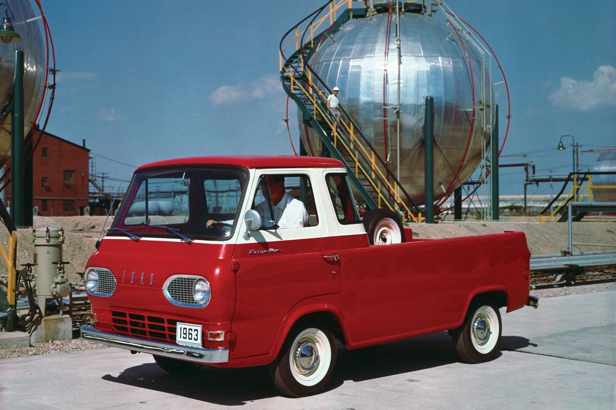 Ford Motor Company archival image documenting 1963 Ford Falcon Econoline pickup.