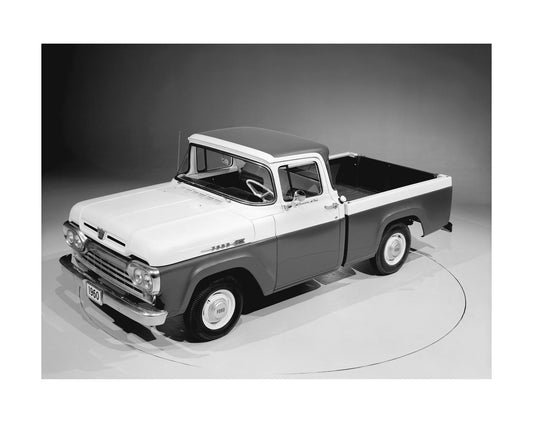 1960 Ford F 100 Custom Cab pickup truck 0400-8495