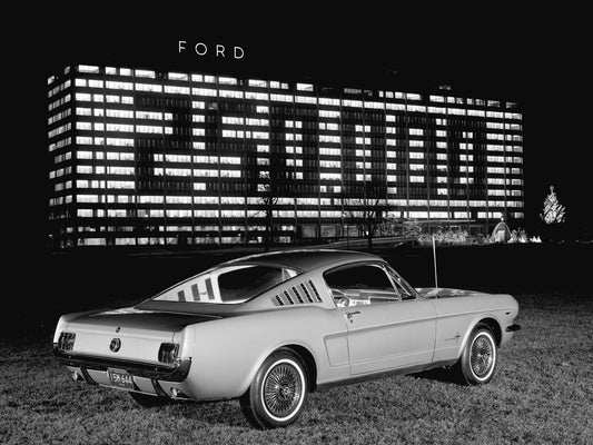 1965 Ford Mustang at Central Office Building celeb 0400-8607