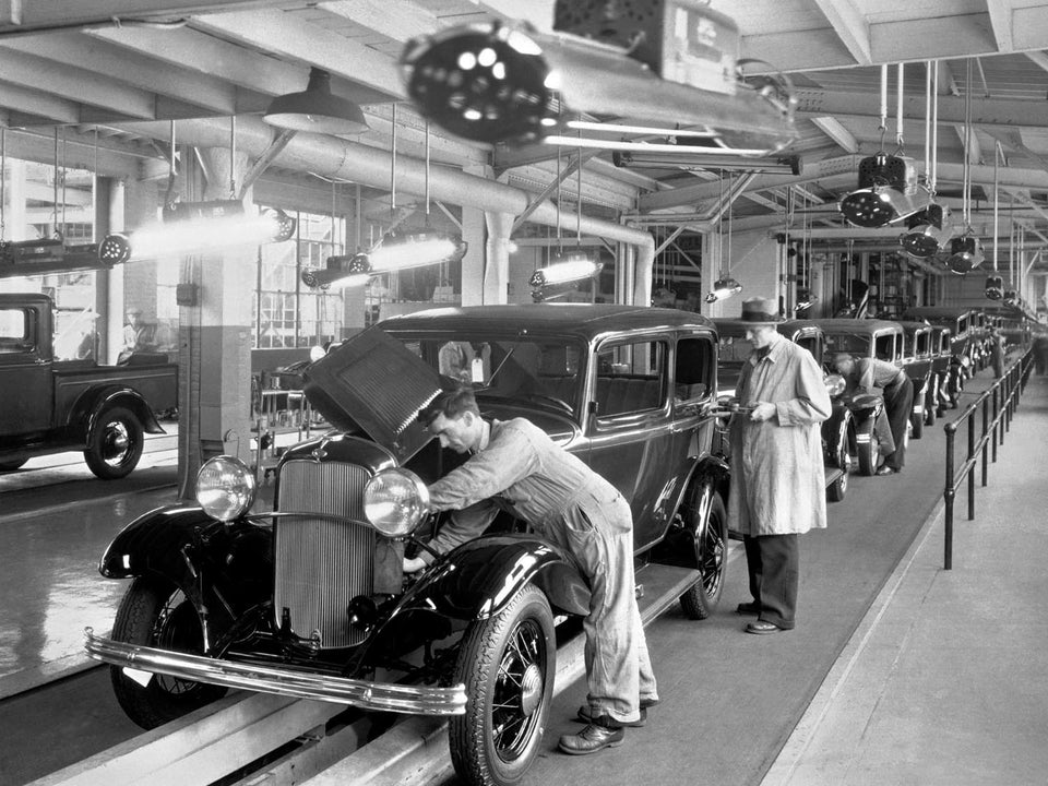 1932 Ford Final Assembly Line at the Rouge 0400-8840