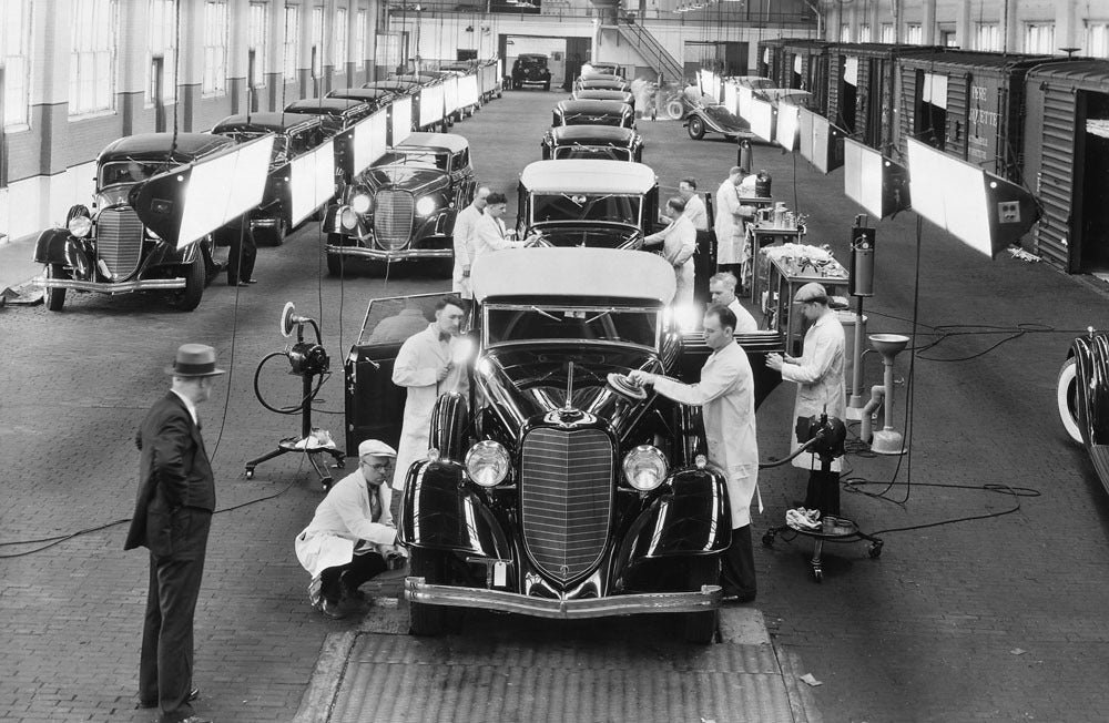 1934 Lincoln final inspection before shipment 0400-8859