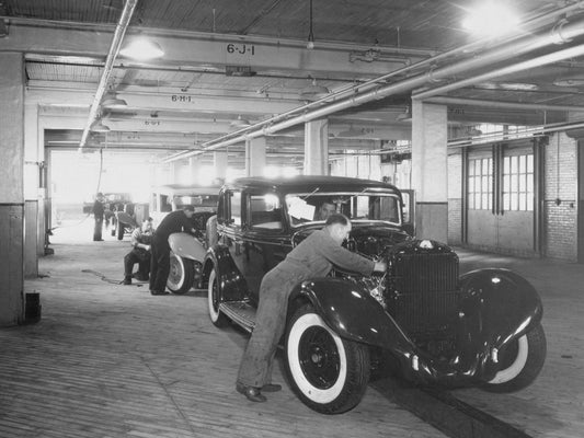 1935 Lincoln assembly line 0400-8863