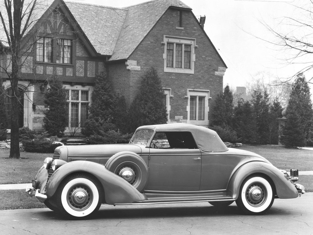 1936 Lincoln Convertible Roadster by Le Baron 0400-8872