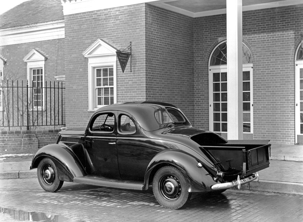 1937 Ford Coupe with pickup bed attachment 0400-8879