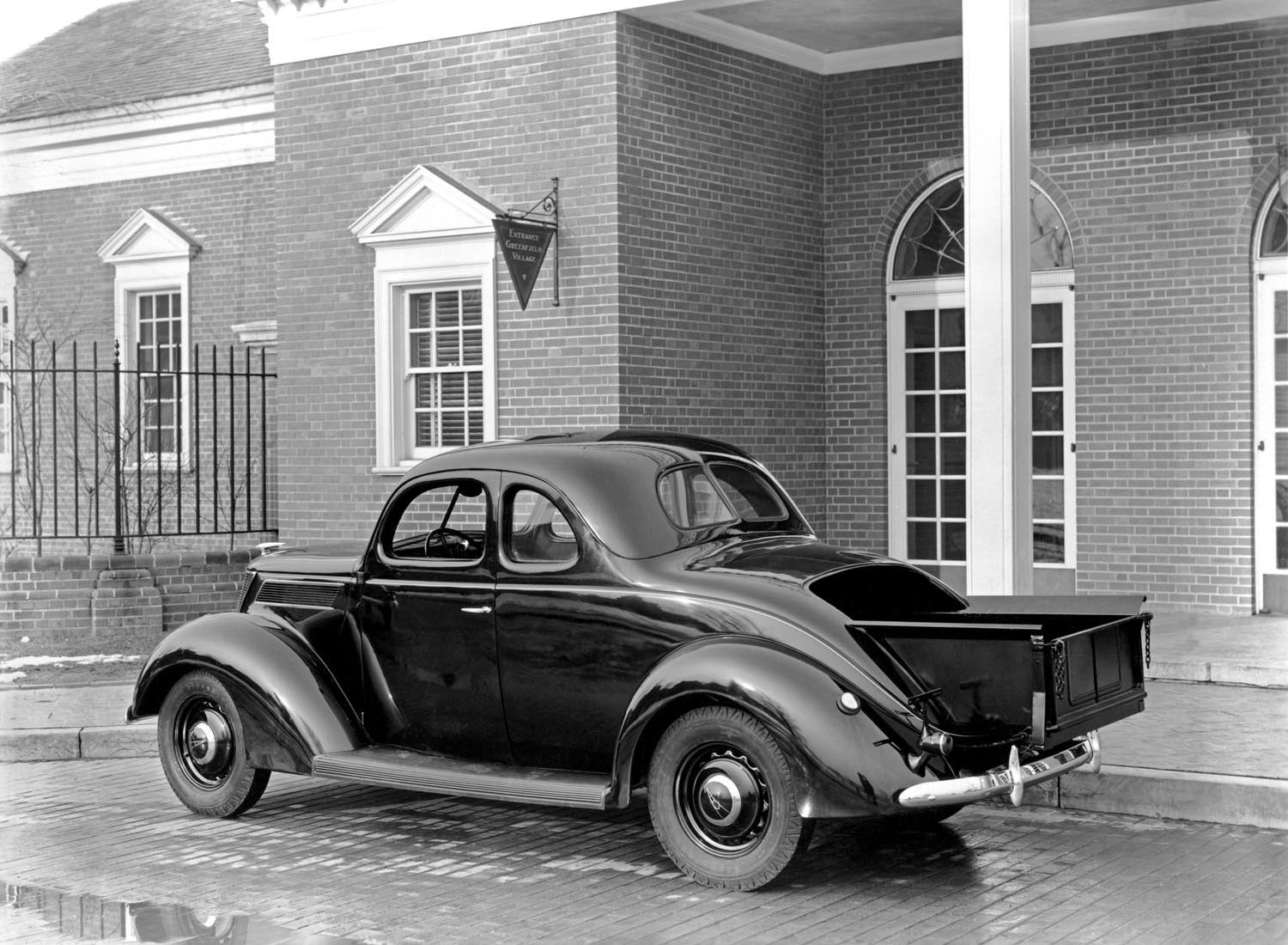 1937 Ford Coupe with pickup bed attachment 0400-8879