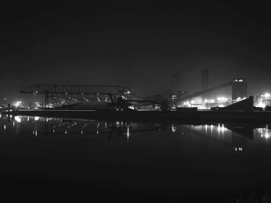 1941 Ford Rouge Plant night view 0400-8914