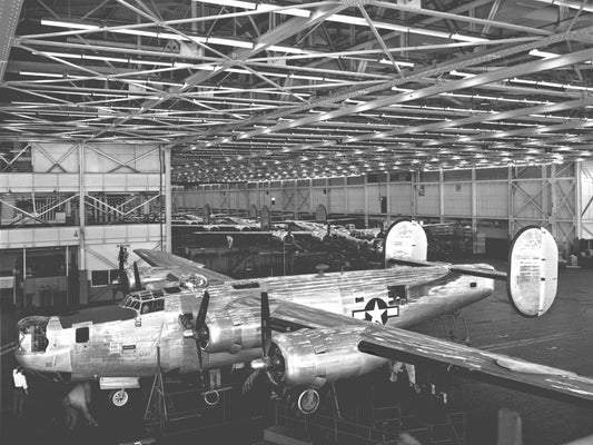 1944 Willow Run final assembly line front left 0400-8993