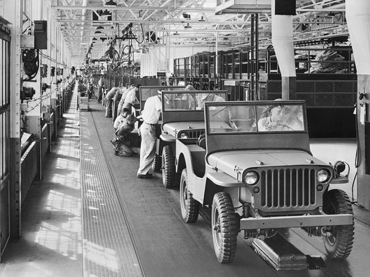 1945 Ford made Jeep on assembly line 0400-9000