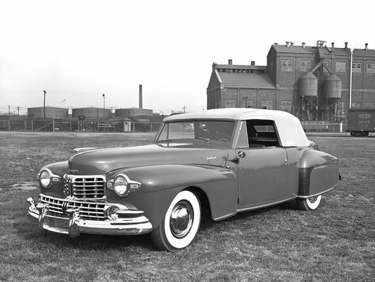 1948 Lincoln Continental Cabriolet tudor V12 engin 0400-9051