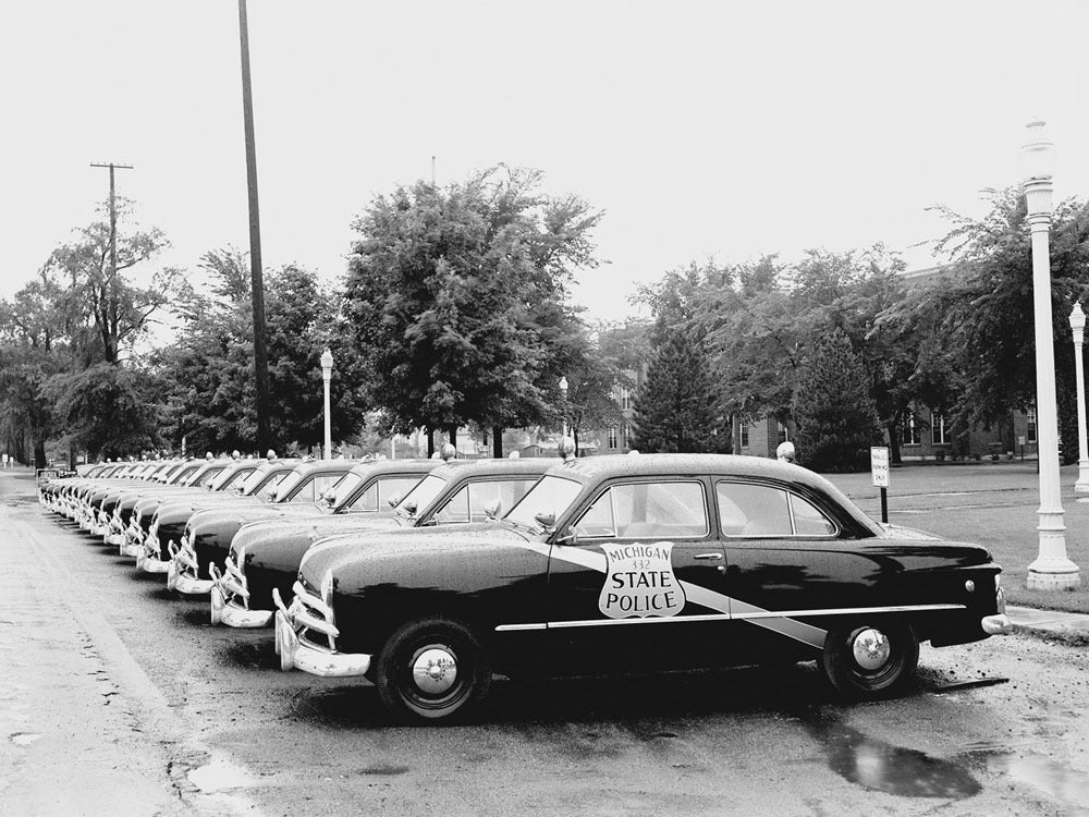 1949 Ford Police cars delivered to Michigan State 0400-9071