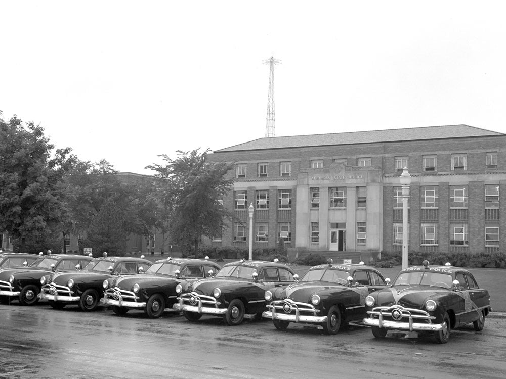 1949 Ford Police cars delivered to Michigan State 0400-9072