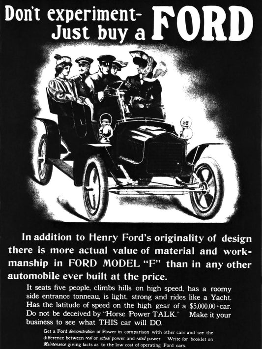 1904 Ford Model F advertisement 0400-9179