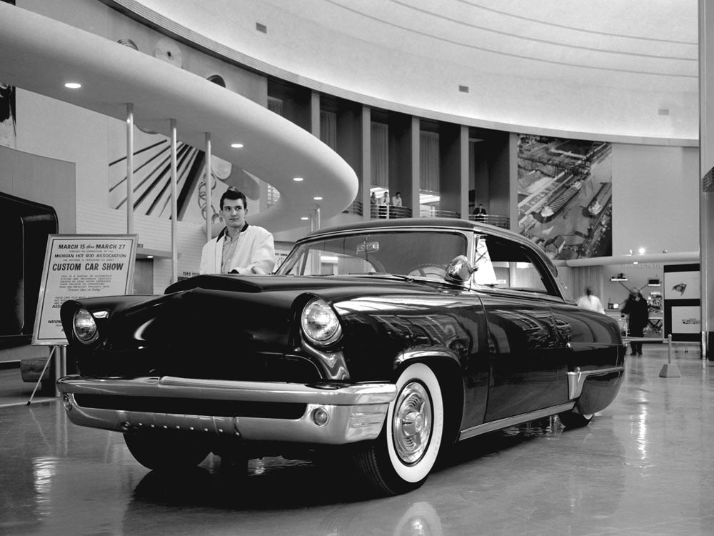 1955 customized car at Ford Rotunda 0400-9254