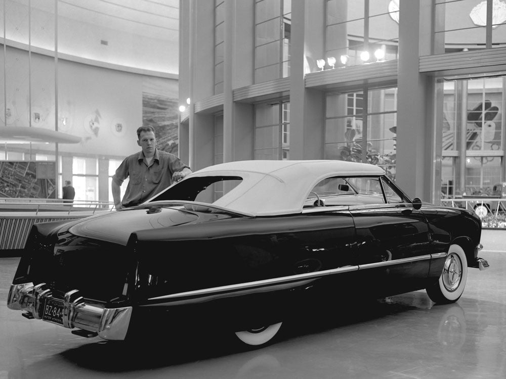 1955 customized car at Ford Rotunda 0400-9255