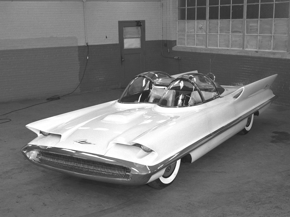 1955 Lincoln Futura concept car 0400-9296