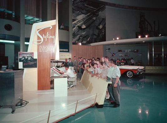 1957 Ford Rotunda Pencil to Proving Grounds exhibi  0401-0373