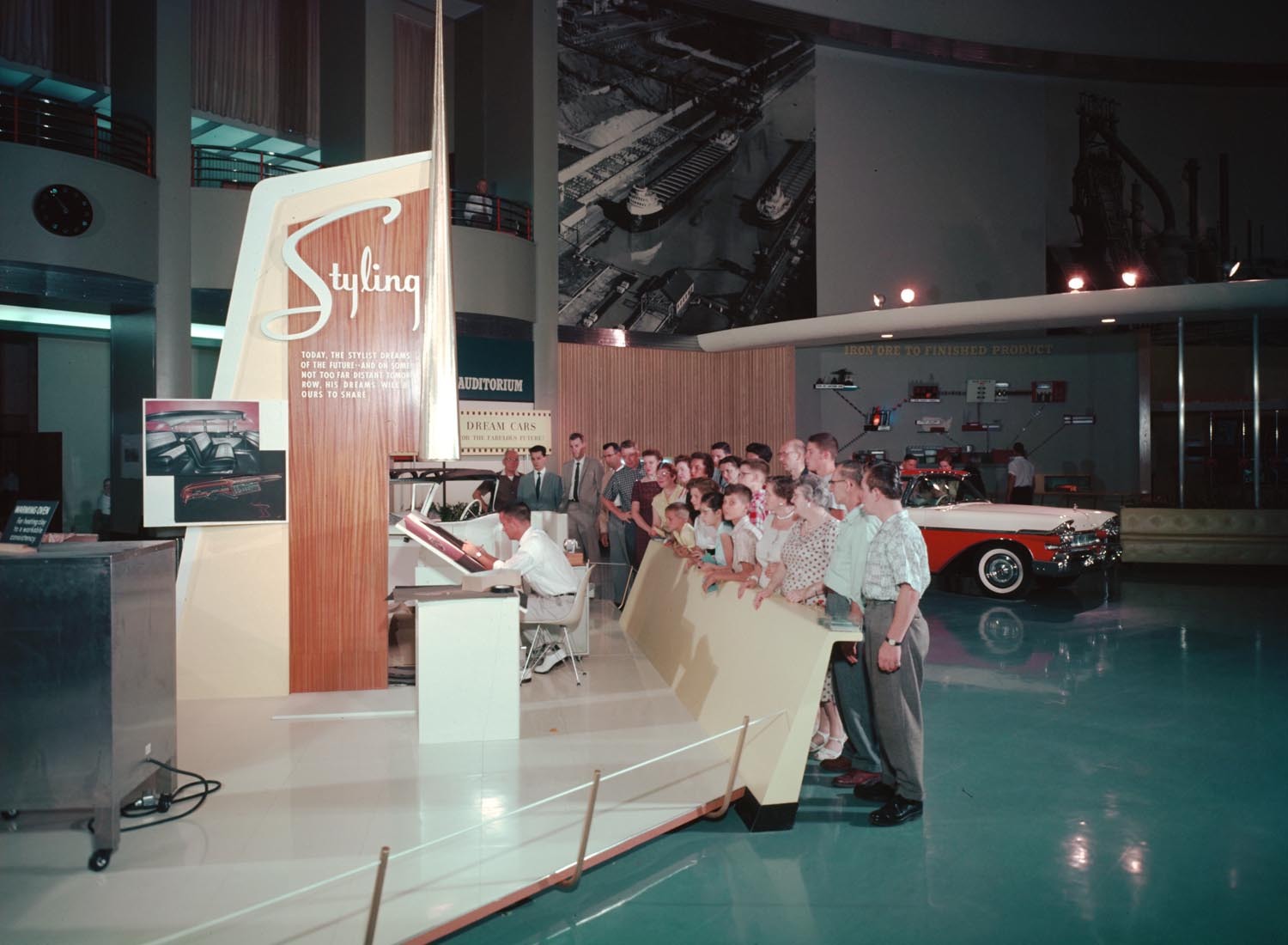 1957 Ford Rotunda Pencil to Proving Grounds exhibi  0401-0373