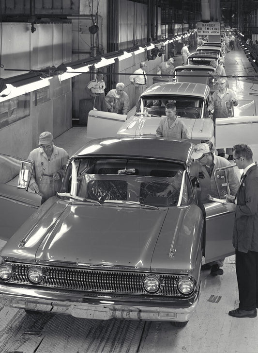 1960 Mercury on final line at Wayne Assembly Plant  0401-0396
