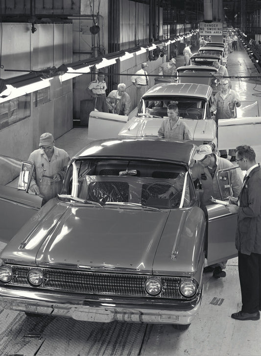 1960 Mercury on final line at Wayne Assembly Plant  0401-0396