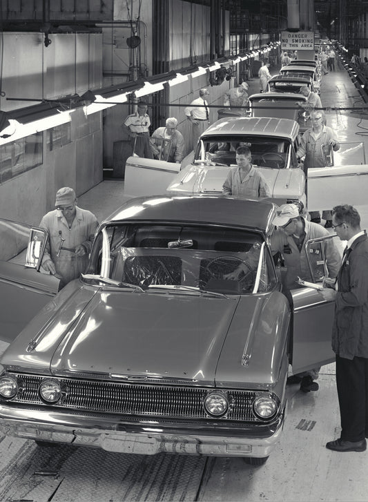 1960 Mercury on final line at Wayne Assembly Plant  0401-0396